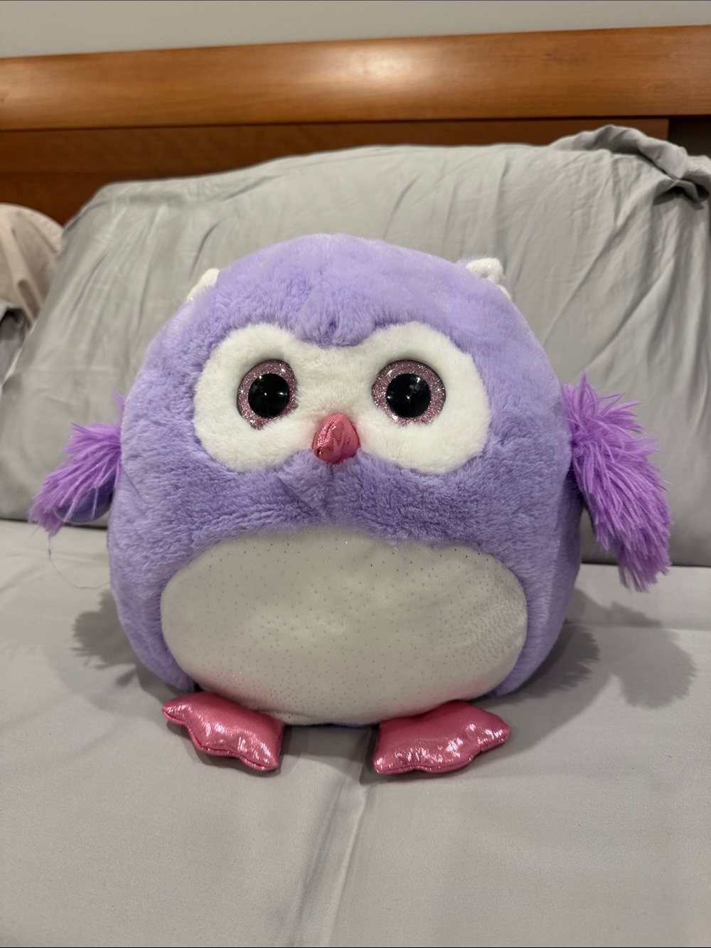 12” Plush Purple Owl Stuffed Toy